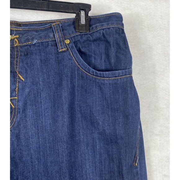 Rocawear Jeans Mens 42 Blue Baggy Denim Hip Hop 90s Streetwear 40x31 - Picture 4 of 16